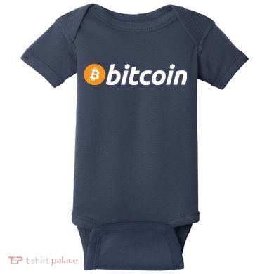 Bitcoin Logo Baby Bodysuit