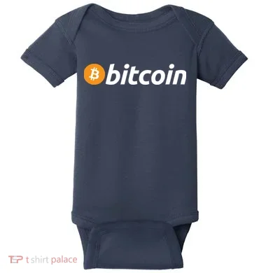 Bitcoin Logo Baby Bodysuit