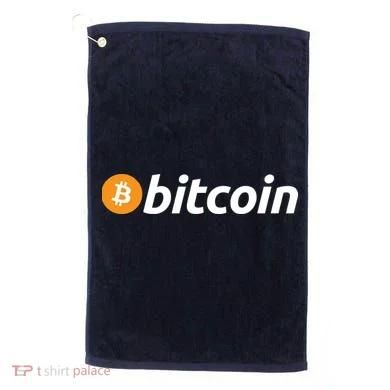 Bitcoin Logo Golf Towel