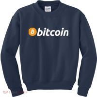 Bitcoin Logo Kids Sweatshirt thumb 0