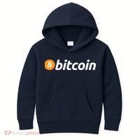 Bitcoin Logo Kids Hoodie thumb 0