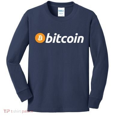 Bitcoin Logo Kids Long Sleeve Shirt