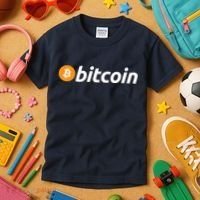 Bitcoin Logo Kids T-Shirt thumb 3