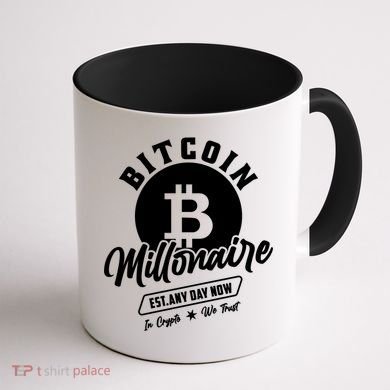 Bitcoin Millionaire In Crypto We Trust Coffee Mug back
