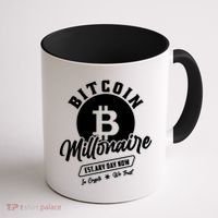 Bitcoin Millionaire In Crypto We Trust Coffee Mug thumb 1