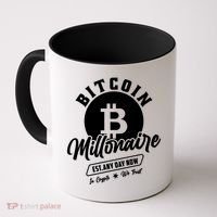 Bitcoin Millionaire In Crypto We Trust Coffee Mug thumb 0