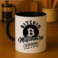 Bitcoin Millionaire In Crypto We Trust Coffee Mug thumb 4