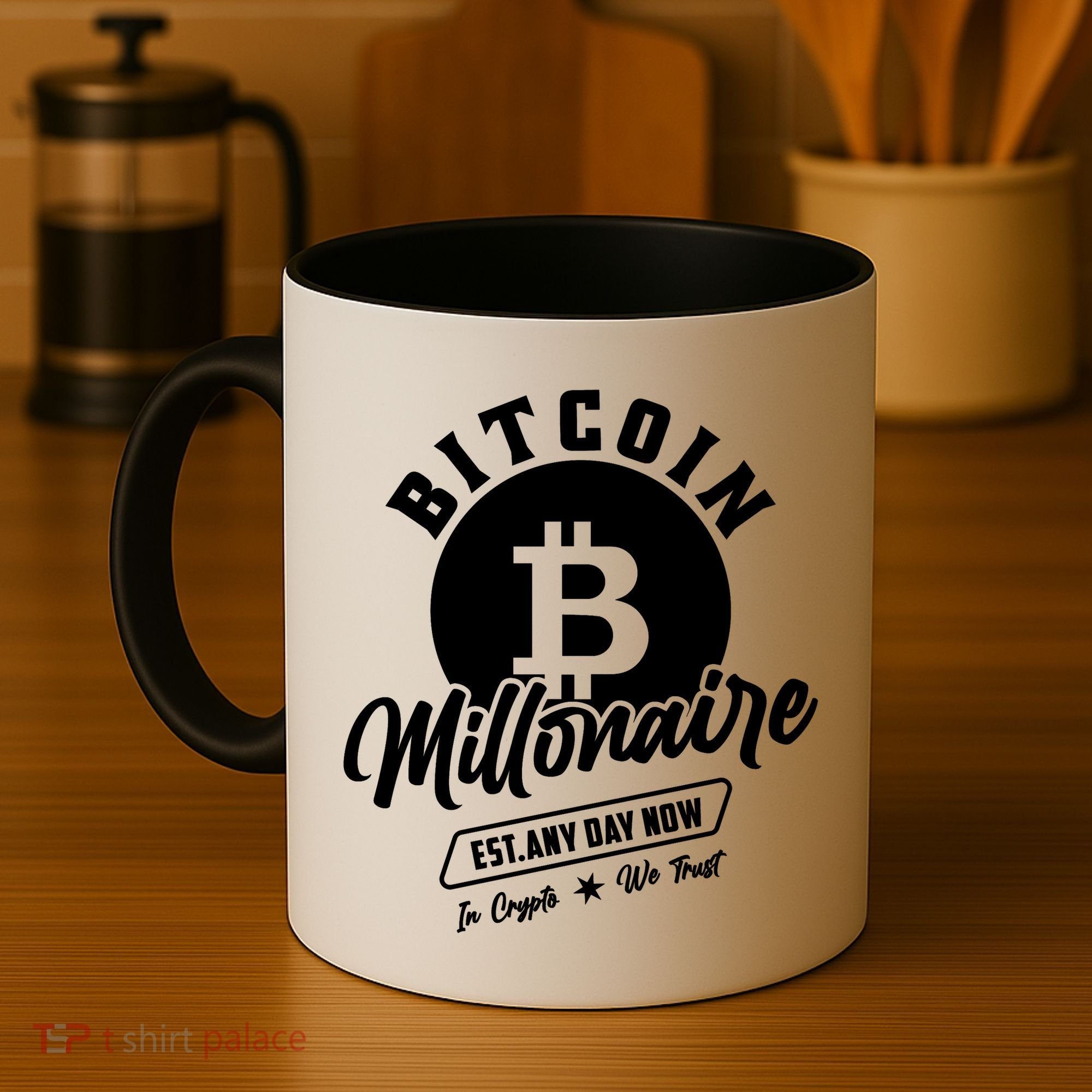 Bitcoin Millionaire In Crypto We Trust Coffee Mug