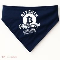 Bitcoin Millionaire In Crypto We Trust USA-Made Doggie Bandana thumb 0
