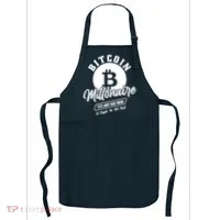Bitcoin Millionaire In Crypto We Trust Apron thumb 0