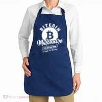 Bitcoin Millionaire In Crypto We Trust Apron thumb 2