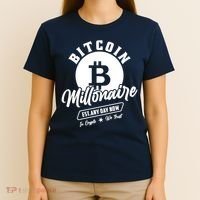 Bitcoin Millionaire In Crypto We Trust T-Shirt thumb 4