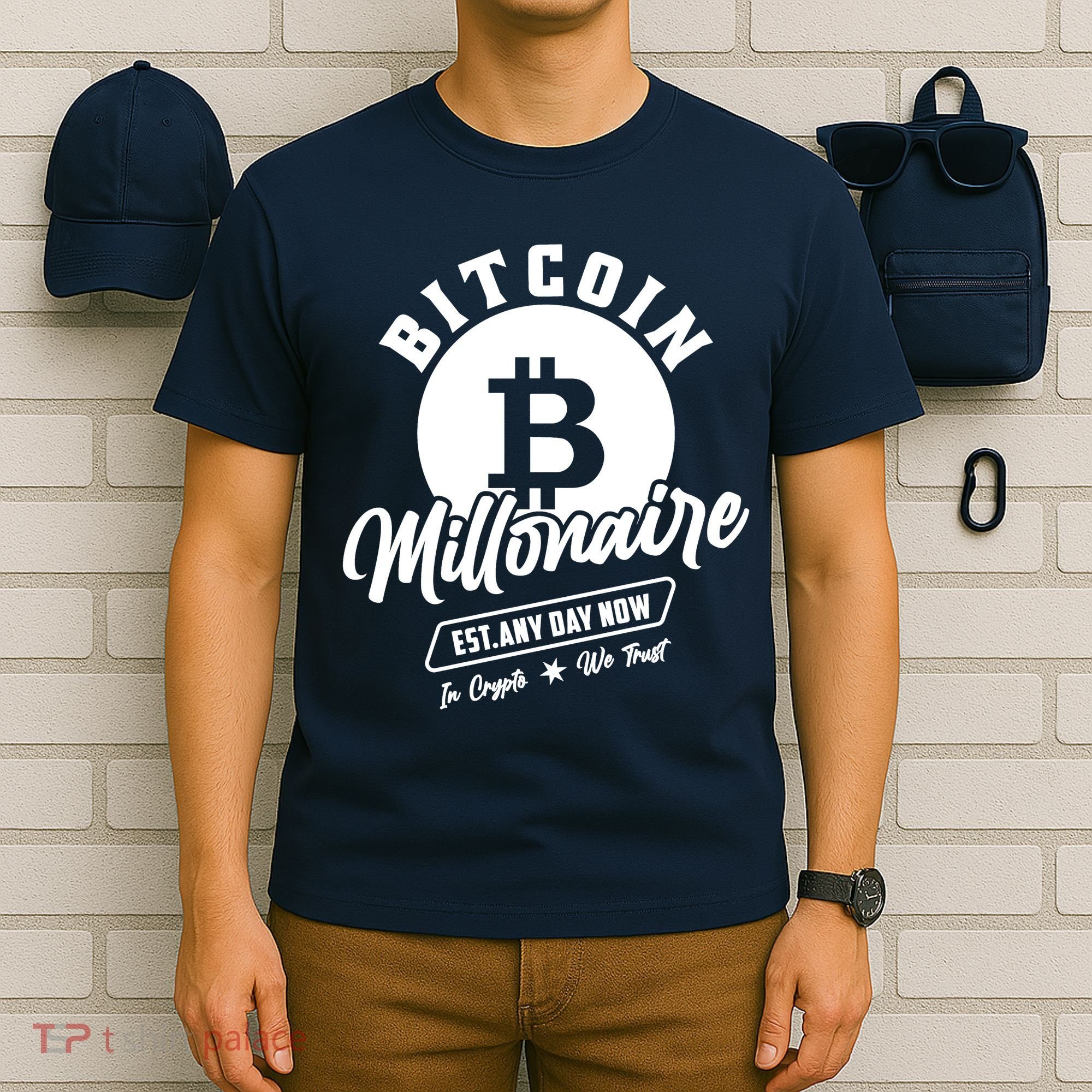 Bitcoin Millionaire In Crypto We Trust T-Shirt
