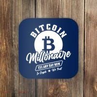 Bitcoin Millionaire In Crypto We Trust Coaster thumb 0
