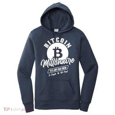 Bitcoin Millionaire In Crypto We Trust Women's Hoodie