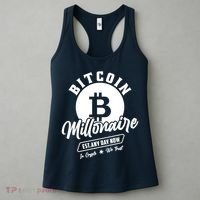Bitcoin Millionaire In Crypto We Trust Women's Tank Top thumb 3