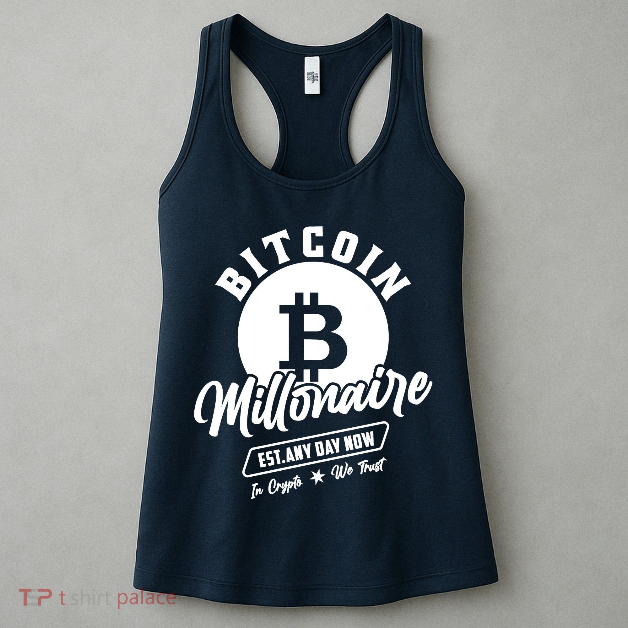 Bitcoin Millionaire In Crypto We Trust Women's Tank Top