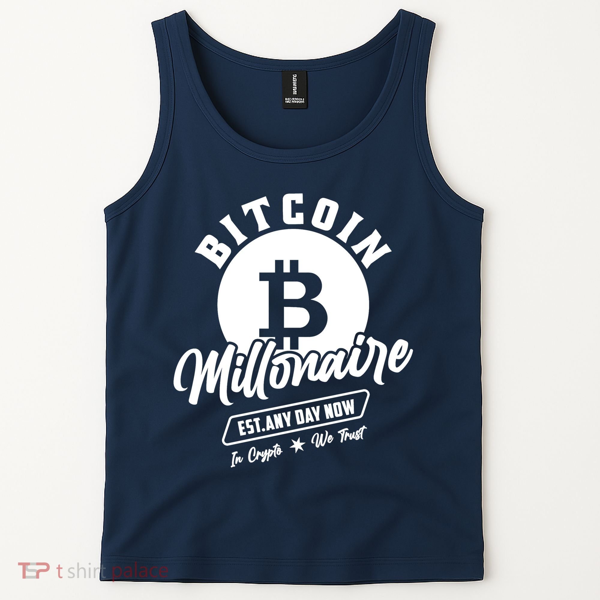Bitcoin Millionaire In Crypto We Trust Tank Top