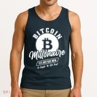 Bitcoin Millionaire In Crypto We Trust Tank Top thumb 3