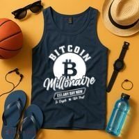 Bitcoin Millionaire In Crypto We Trust Tank Top thumb 4