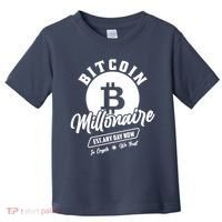Bitcoin Millionaire In Crypto We Trust Toddler T-Shirt thumb 0