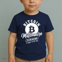 Bitcoin Millionaire In Crypto We Trust Toddler T-Shirt thumb 2