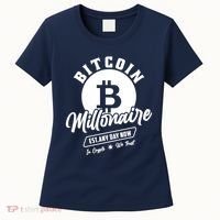 Bitcoin Millionaire In Crypto We Trust Women's T-Shirt thumb 0
