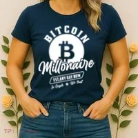 Bitcoin Millionaire In Crypto We Trust Women's T-Shirt thumb 2