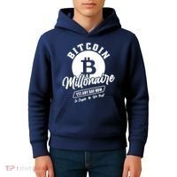 Bitcoin Millionaire In Crypto We Trust Kids Hoodie thumb 4