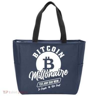 Bitcoin Millionaire In Crypto We Trust Tote Bag