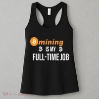 Bitcoin Mining Is My Full Time Job Women's Tank Top thumb 3