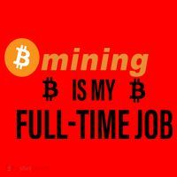 Bitcoin Mining Is My Full Time Job Santa Hat thumb 1
