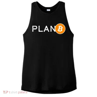 BitCoin PlanB Ladies PosiCharge Tri-Blend Wicking Tank