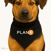 BitCoin PlanB USA-Made Doggie Bandana thumb 1