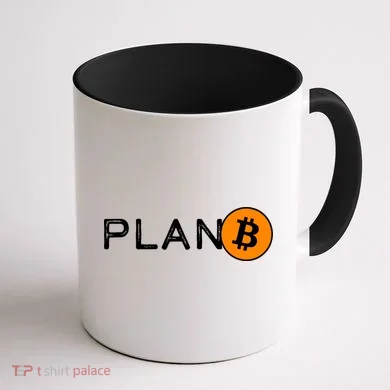 BitCoin PlanB Coffee Mug back