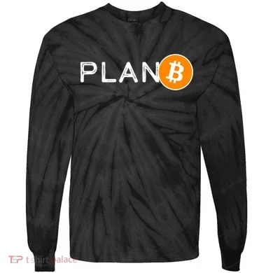 BitCoin PlanB Tie-Dye Long Sleeve Shirt