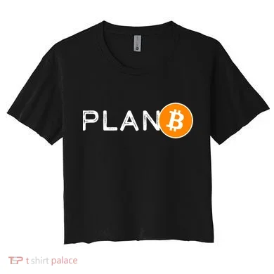 BitCoin PlanB Women's Crop Top Tee
