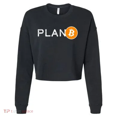 BitCoin PlanB Cropped Pullover Crew