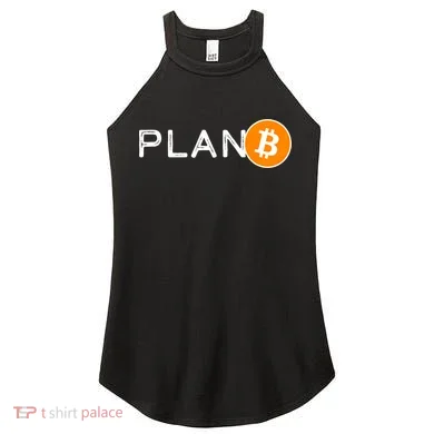 BitCoin PlanB Women's Perfect Tri Rocker Tank