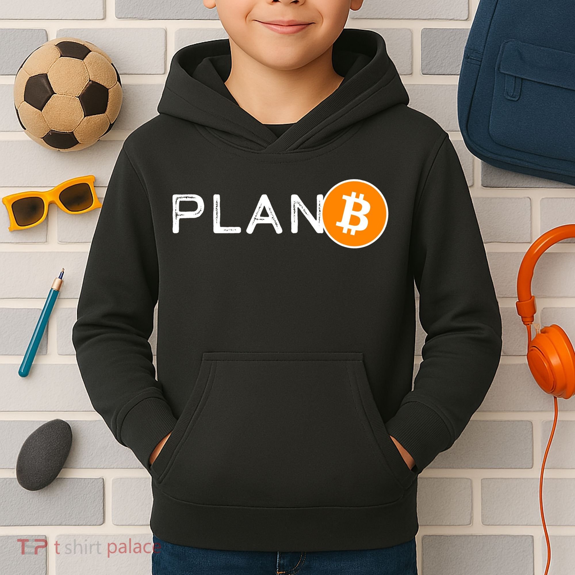 BitCoin PlanB Kids Hoodie