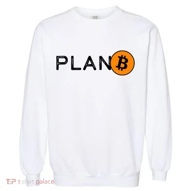 BitCoin PlanB Garment-Dyed Sweatshirt