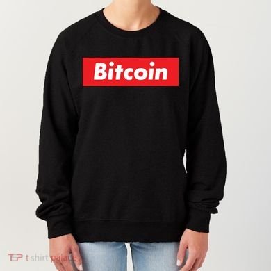 Bitcoin Red Box Logo Women's Sweatshirt