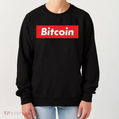 Bitcoin Red Box Logo Women's Sweatshirt