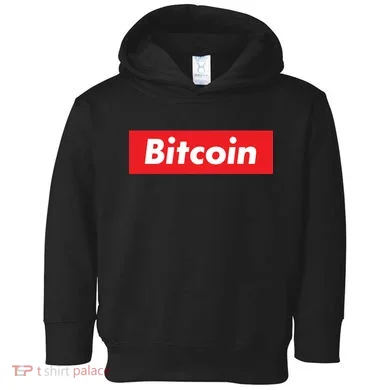 Bitcoin Red Box Logo Toddler Hoodie