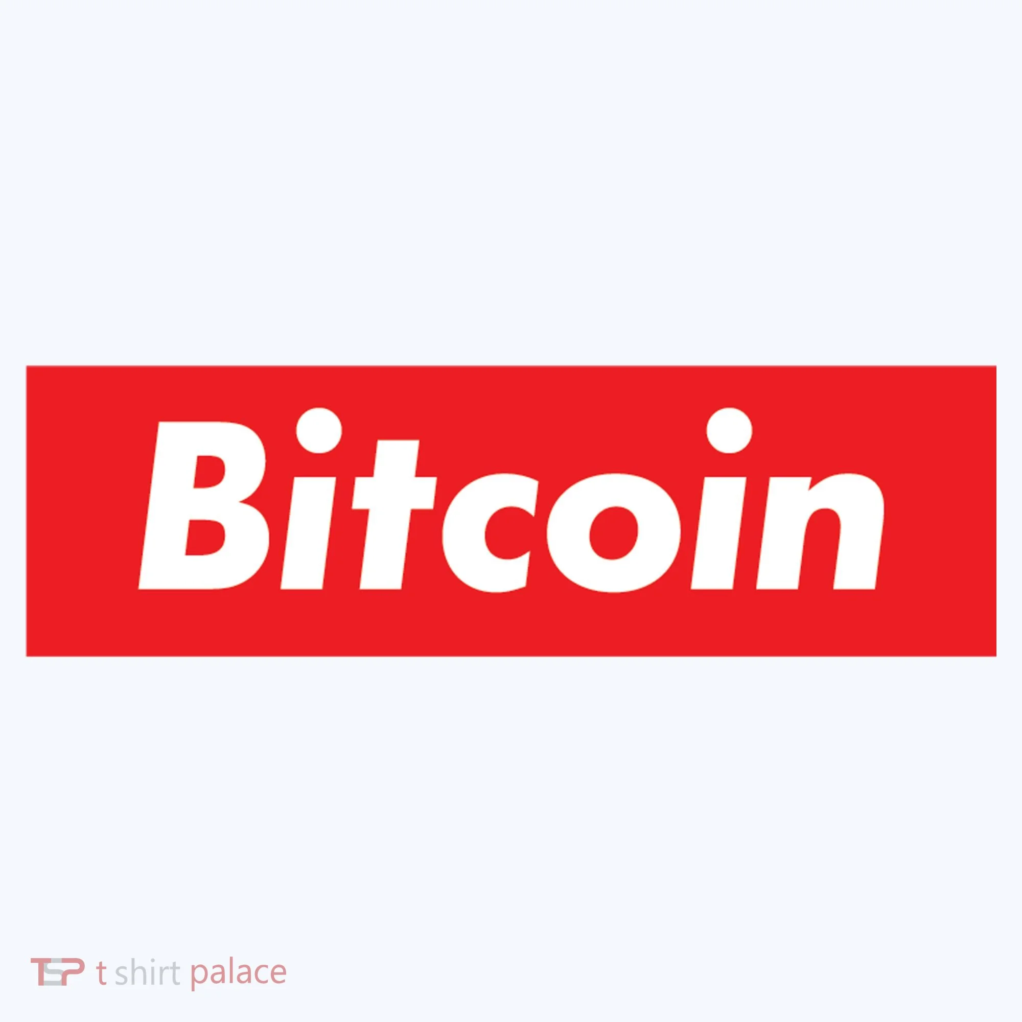 Bitcoin Red Box Logo Doggie Tank