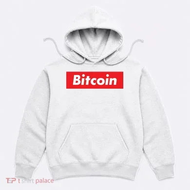 Bitcoin Red Box Logo Hoodie