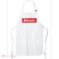 Bitcoin Red Box Logo Apron thumb 0