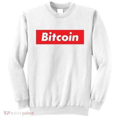 Bitcoin Red Box Logo Sweatshirt