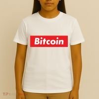 Bitcoin Red Box Logo T-Shirt thumb 4
