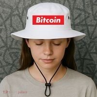 Bitcoin Red Box Logo Bucket Hat thumb 3